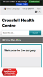 Mobile Screenshot of crossfellhealthcentre.co.uk